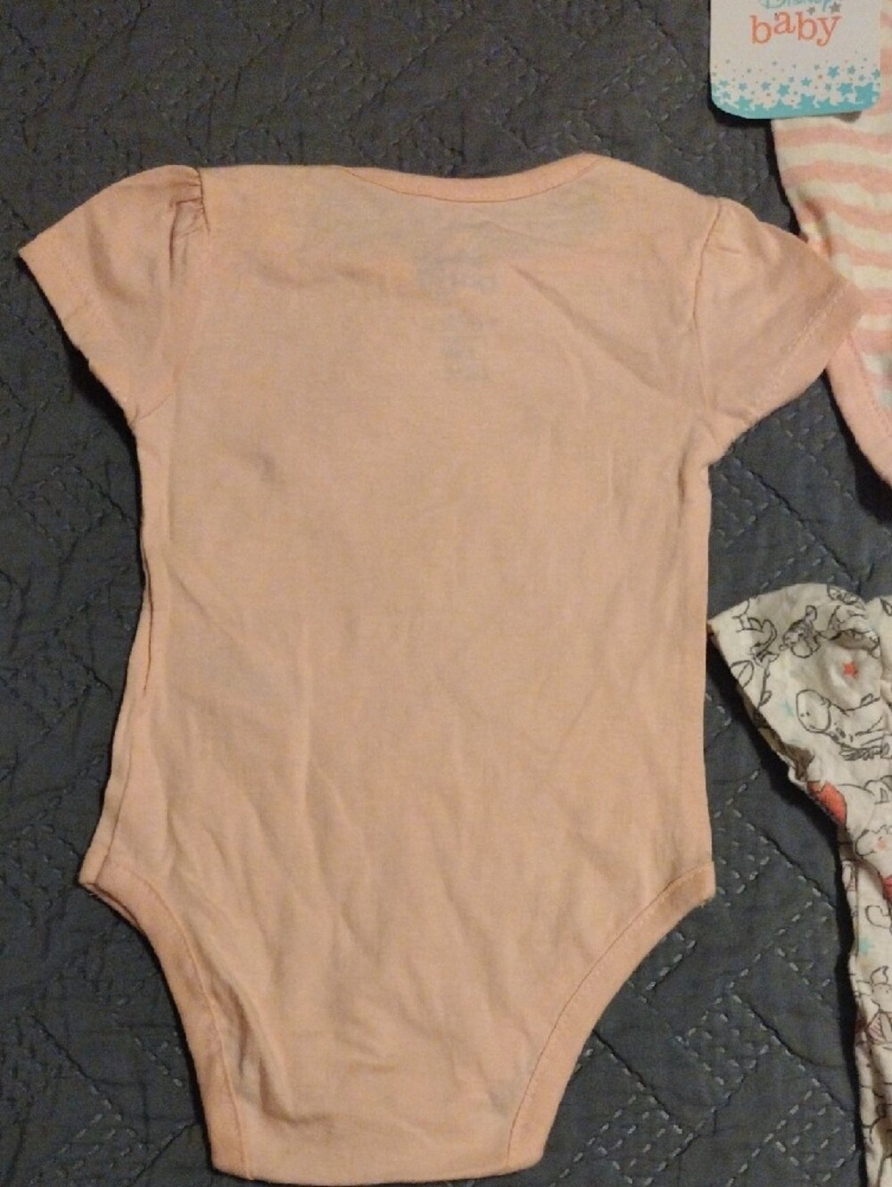 Disney Baby Pink Winnie the Pooh Girls' Bodysuit Set - Light Pink & White - Picture 12 of 14
